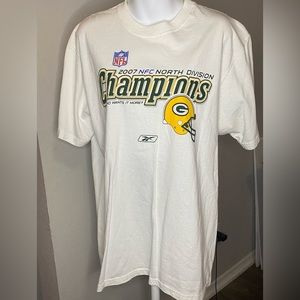 Green Bay Packers 2007 NFC North Division Champions T-Shirt Reebok